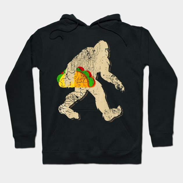 Taco Stealing Sasquatch Big Foot Hoodie by CovidStore